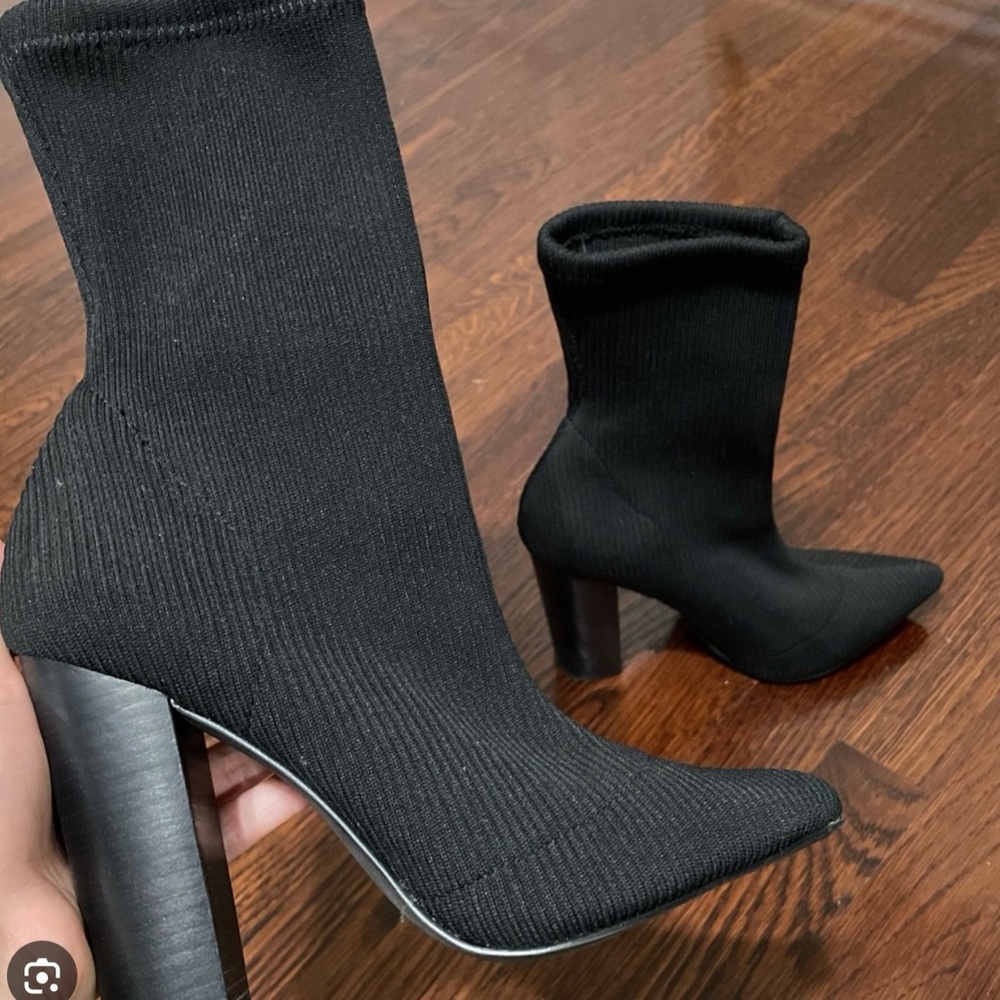 Siena black fabric heel Steve Madden